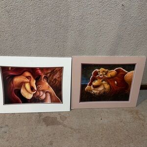 Lion King Family Art Prints - Set of 2